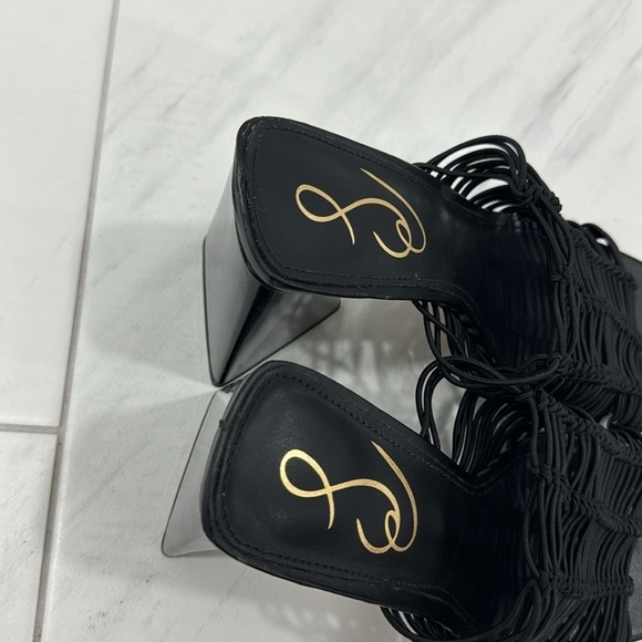 Sam Edelman Black Laurette Block Heel Sandals - Size 8 - Picture 11 of 17